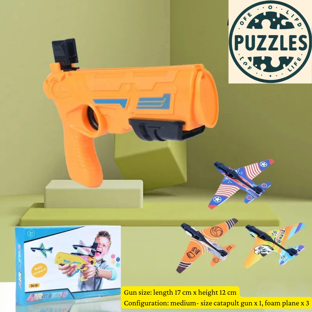 Customizable Sports Toy Aircraft Launcher - Puzolife - Puzzles of Life