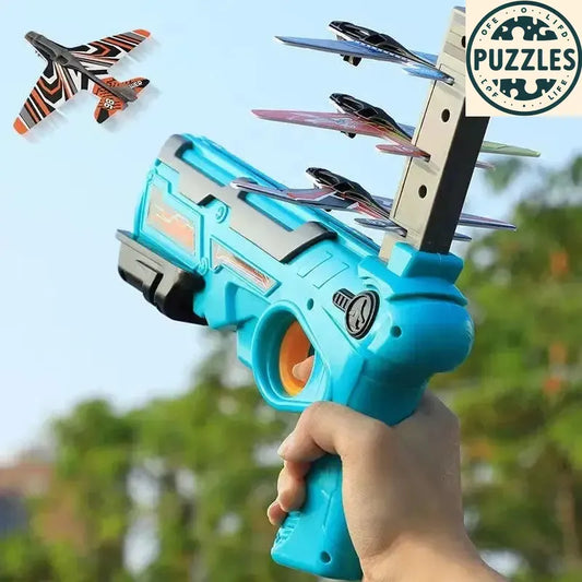 Customizable Sports Toy Aircraft Launcher - Puzolife - Puzzles of Life