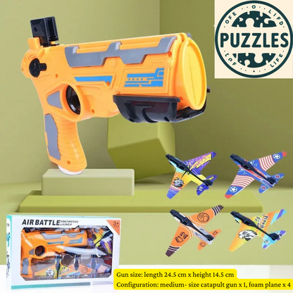 Customizable Sports Toy Aircraft Launcher - Puzolife - Puzzles of Life