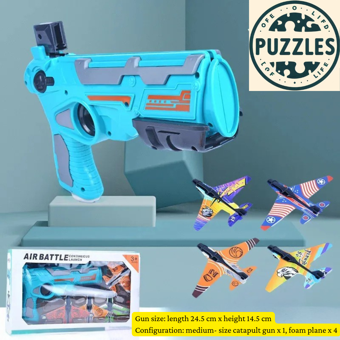 Customizable Sports Toy Aircraft Launcher - Puzolife - Puzzles of Life