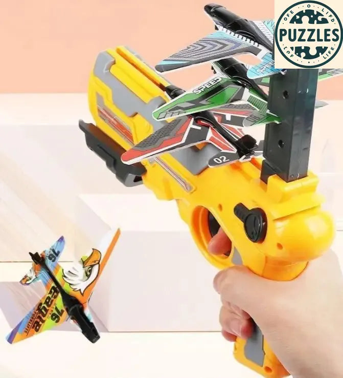 Customizable Sports Toy Aircraft Launcher - Puzolife - Puzzles of Life