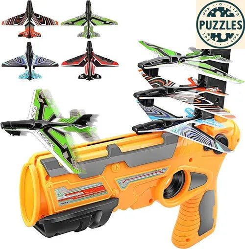 Customizable Sports Toy Aircraft Launcher - Puzolife - Puzzles of Life