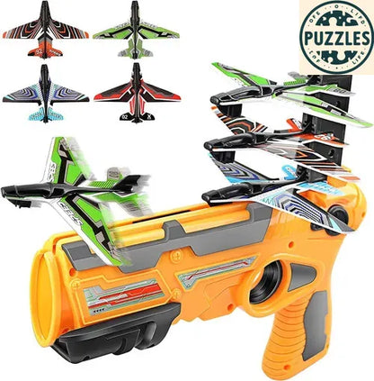 Customizable Sports Toy Aircraft Launcher - Puzolife - Puzzles of Life
