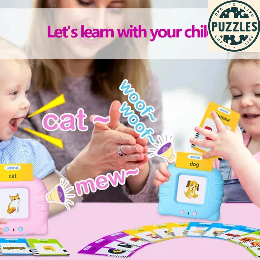 Kids' English Learning Talking Flashcards - Puzzles