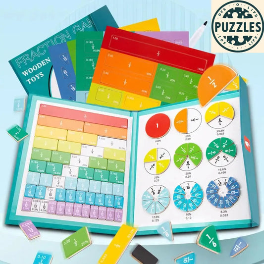 Educational Toy – Fractional Calculation Game - Puzzles