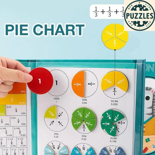 Educational Toy – Fractional Calculation Game - Puzzles