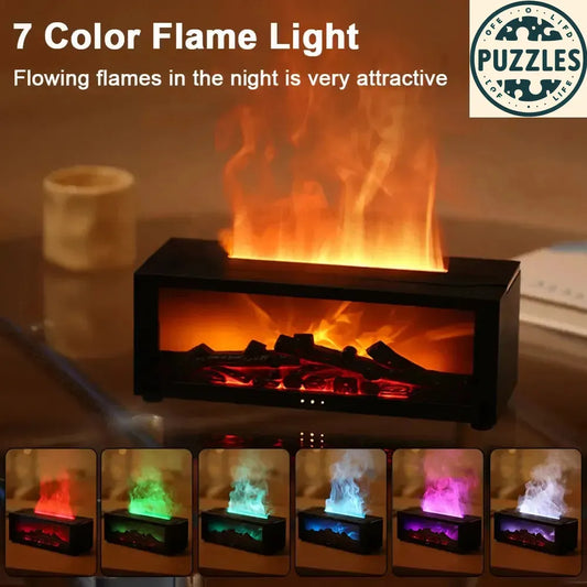 Flame Aroma Humidifier Home - Puzzles