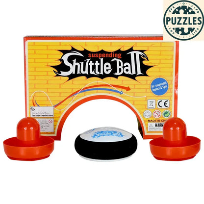 Floating Hockey Set with 2 Red Air Hockey Pushers - Puzzles