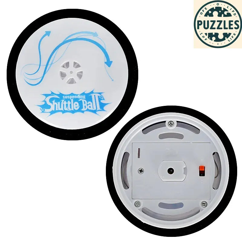 Floating Hockey Set with 2 Red Air Hockey Pushers - Puzzles