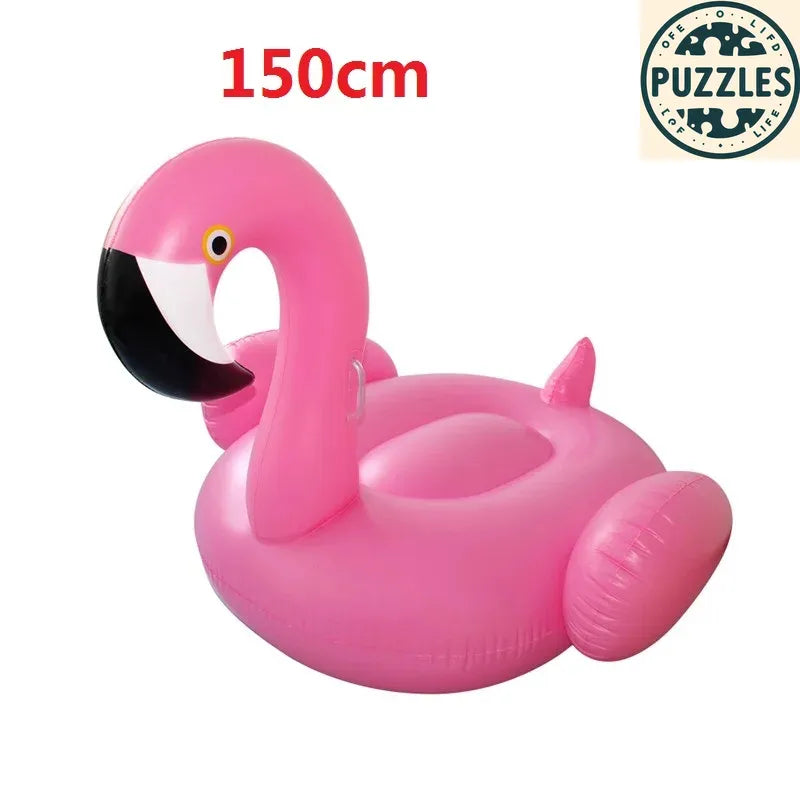 Giant Swan Pool Float 175x120 - Puzolife - Puzolife - Puzzles of Life