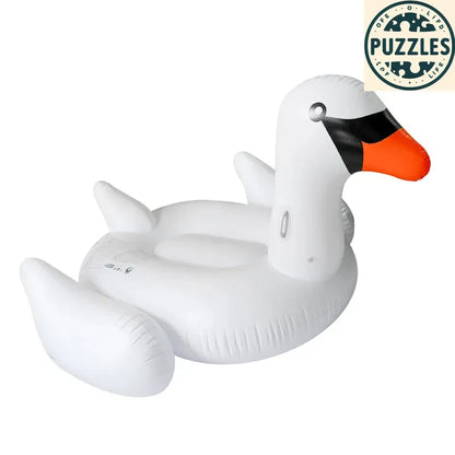 Giant Swan Pool Float 175x120 - Puzolife - Puzolife - Puzzles of Life