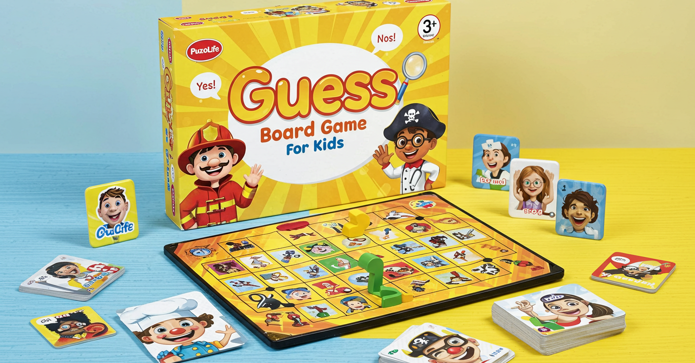 Guess Who I Am Board Game – Fun Logical Reasoning Puzzle for Kids - Puzolife - Puzzles of Life