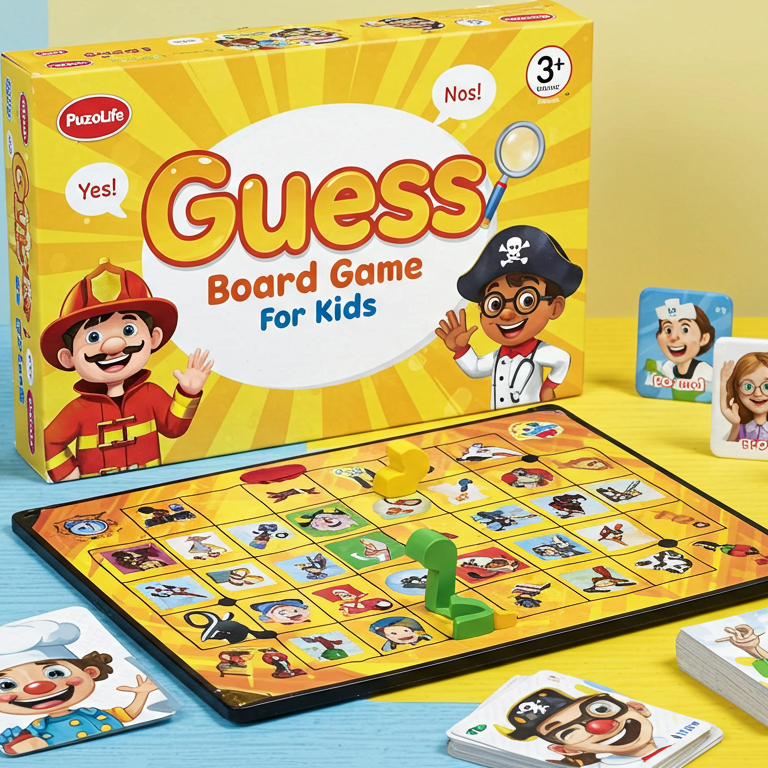 Guess Who I Am Board Game – Fun Logical Reasoning Puzzle for Kids - Puzolife - Puzzles of Life