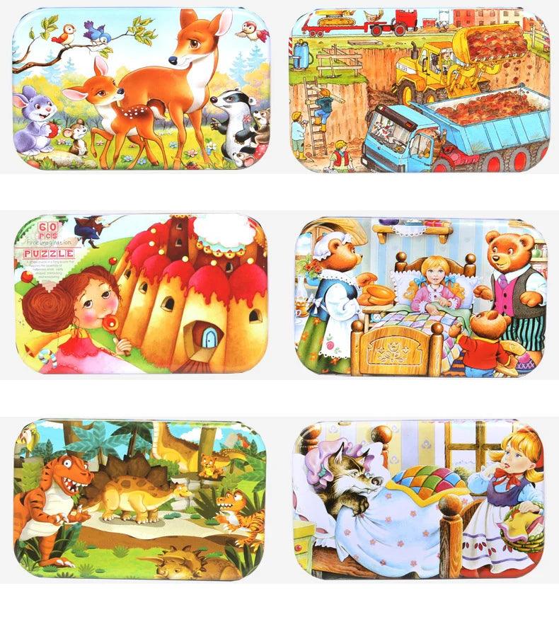 60-Piece Wooden Puzzle – Educational Toy for Children - Puzzles