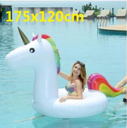 Giant Swan Pool Float 175x120 - Puzolife - Puzolife - Puzzles of Life