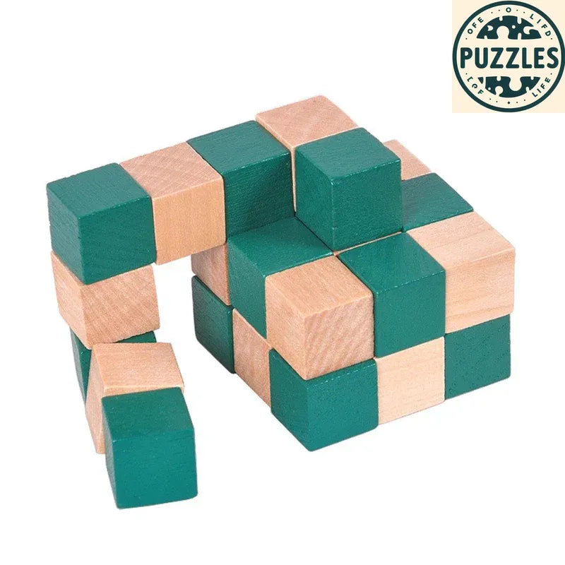 IQ Puzzle Wood Dragon - Puzolife - Puzolife - Puzzles of Life