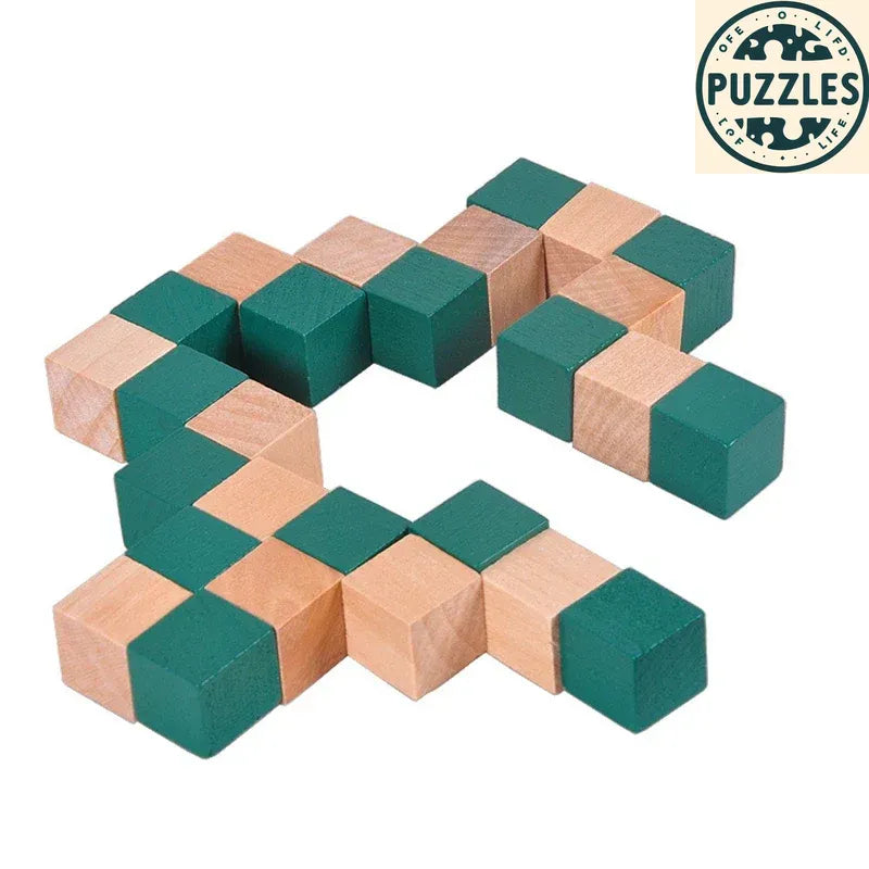 IQ Puzzle Wood Dragon - Puzolife - Puzolife - Puzzles of Life