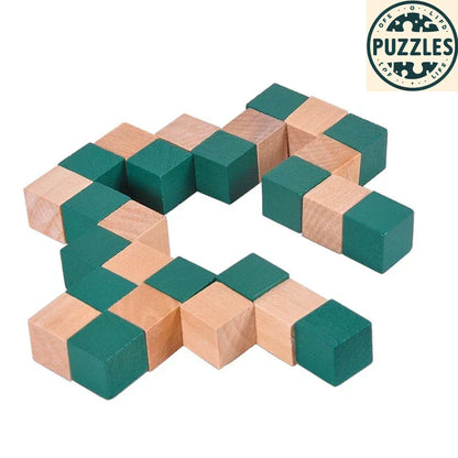 IQ Puzzle Wood Dragon - Puzolife - Puzolife - Puzzles of Life