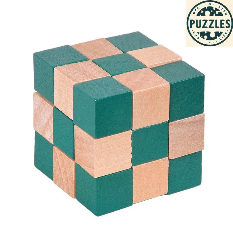 IQ Puzzle Wood Dragon - Puzolife - Puzolife - Puzzles of Life