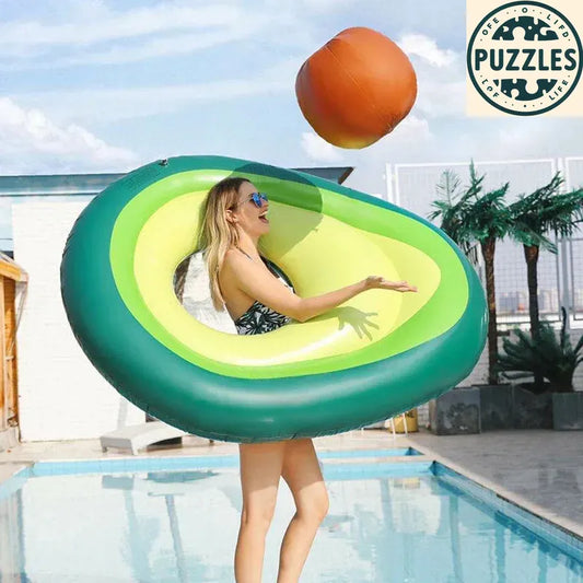 Avocado Inflatable Pool Float - Puzolife - Puzolife - Puzzles of Life