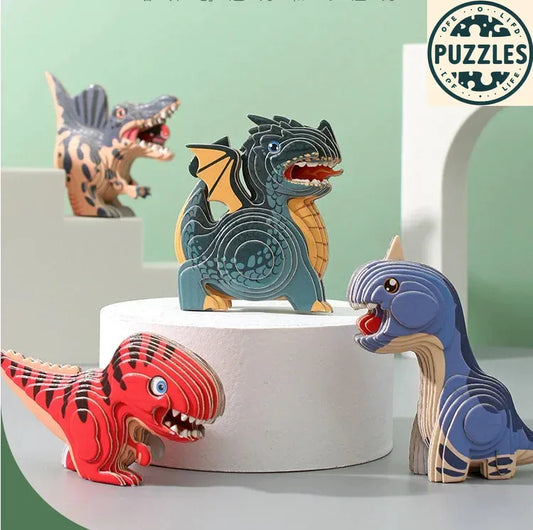 Jurassic World 3D Jigsaw Puzzle – Dinosaur Educational Toy - Puzolife - Puzzles of Life