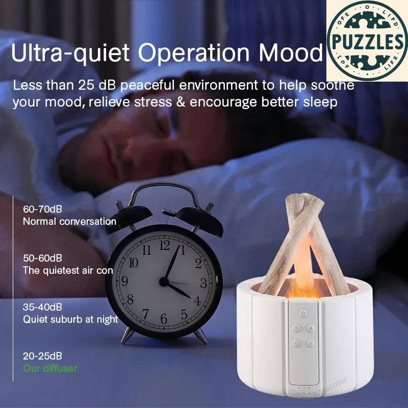 Kinscoter Flame Aroma Diffuser - Puzolife - Puzolife - Puzzles of Life