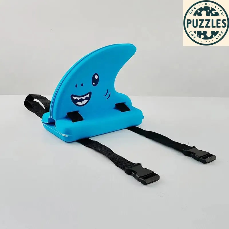 Kid Shark Fin Back Float Board Blue - Puzolife - Puzolife - Puzzles of Life