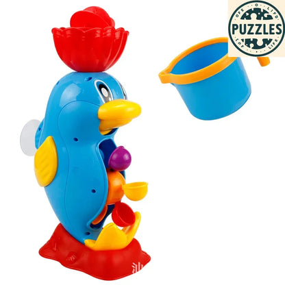 Cute Yellow Duck & Elephant Bath Toy - Puzolife - Puzolife - Puzzles of Life