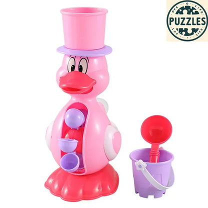 Cute Yellow Duck & Elephant Bath Toy - Puzolife - Puzolife - Puzzles of Life