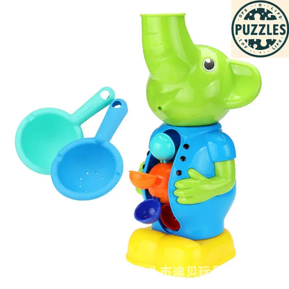 Cute Yellow Duck & Elephant Bath Toy - Puzolife - Puzolife - Puzzles of Life