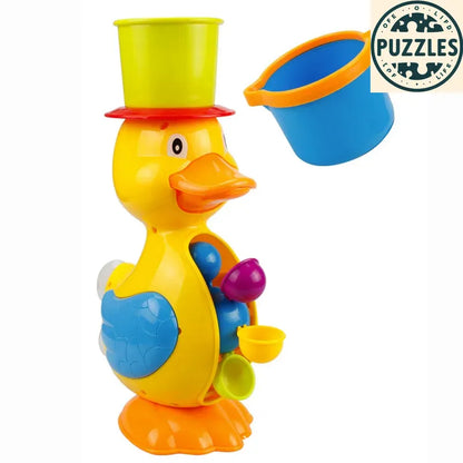 Cute Yellow Duck & Elephant Bath Toy - Puzolife - Puzolife - Puzzles of Life