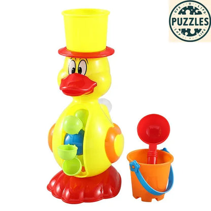 Cute Yellow Duck & Elephant Bath Toy - Puzolife - Puzolife - Puzzles of Life