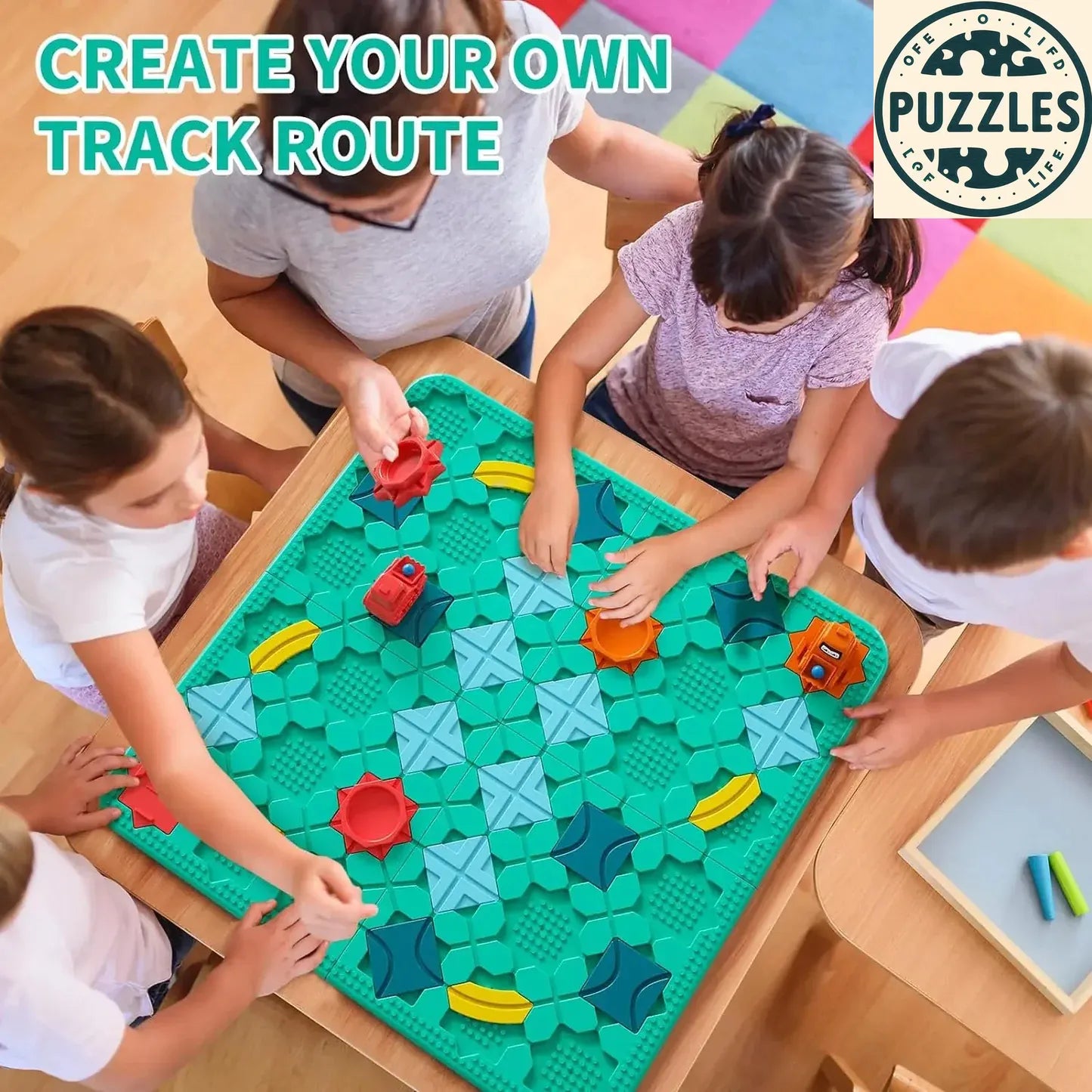 Logical Road Builder STEM Puzzle Game - Puzzles