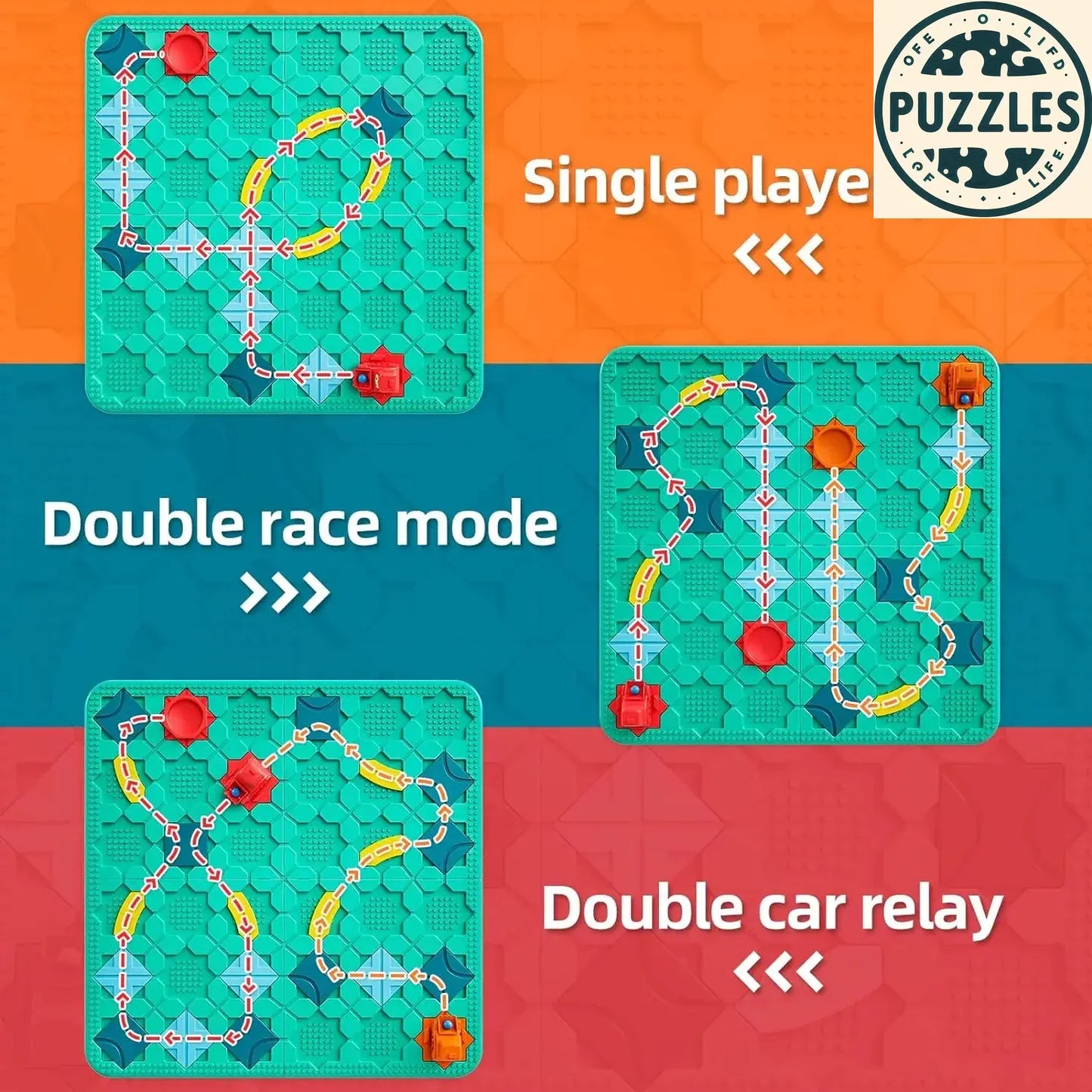 Logical Road Builder STEM Puzzle Game - Puzzles