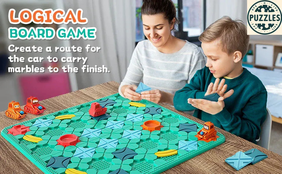 Logical Road Builder STEM Puzzle Game - Puzzles