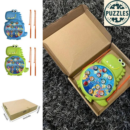 Magnetic Fishing Game – Montessori Rod & Fish Toy for Kids - Puzzles