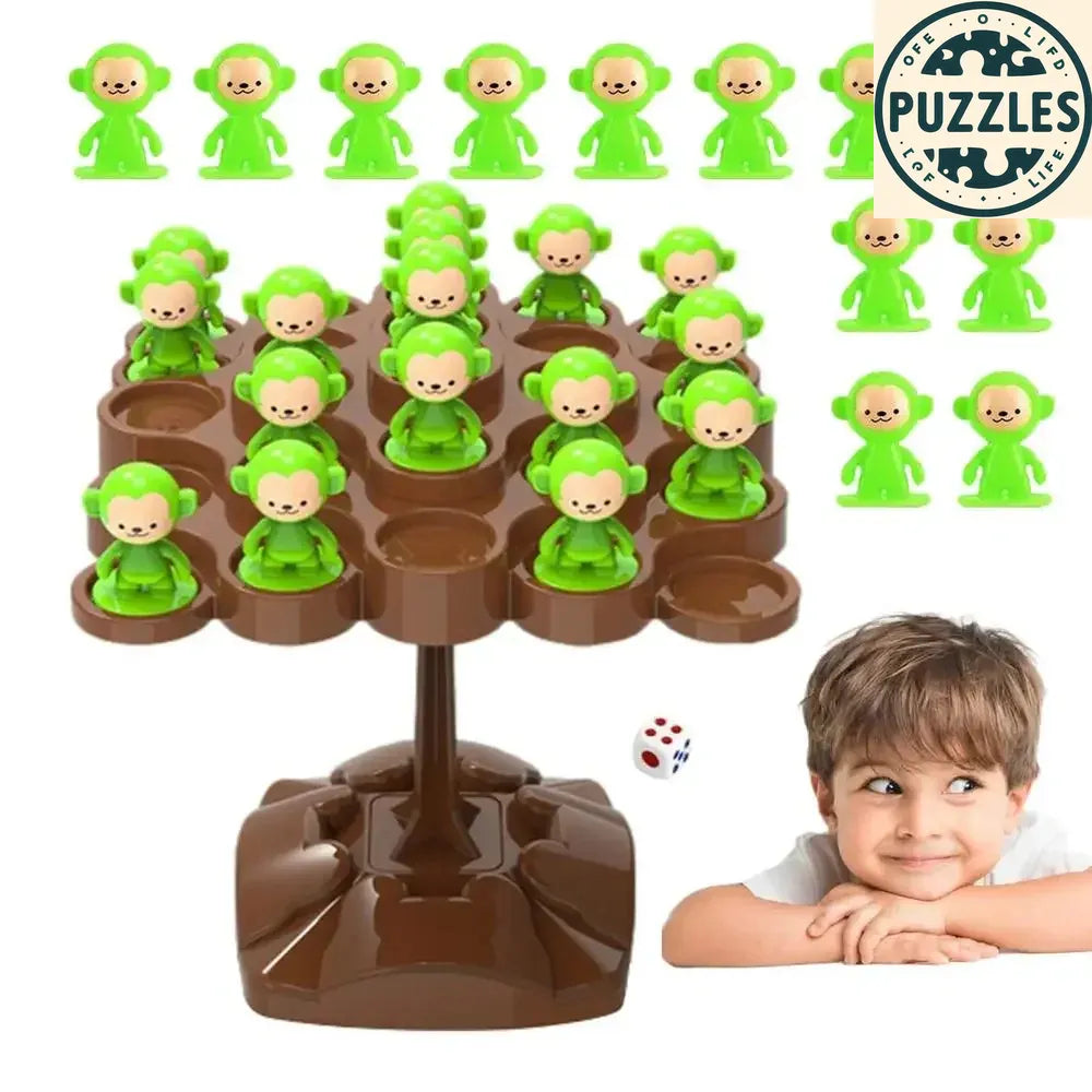 Monkey Balance Scale – Educational Number Board Game - Puzzles