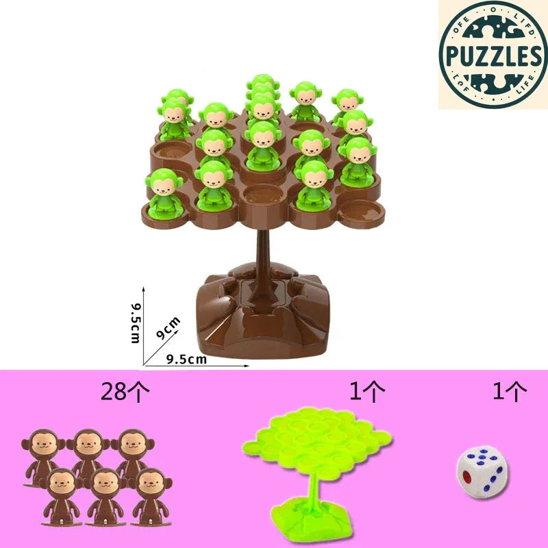 Monkey Balance Scale – Educational Number Board Game - Puzzles