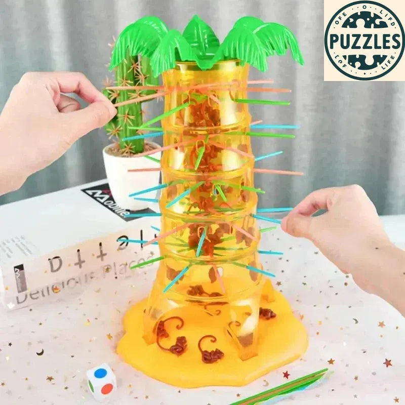 Monkey Climbing Tree Game - Puzolife - Puzzles of Life - Puzolife - Puzzles of Life