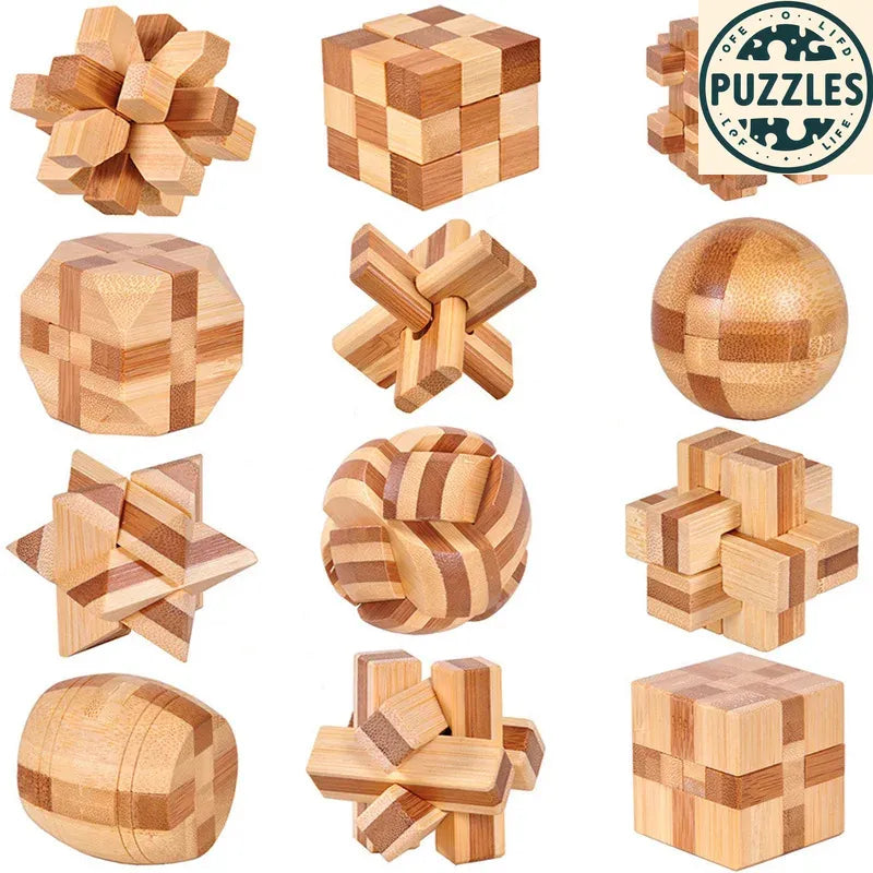 Montessori 3D Puzzle Game – Brain Teaser for Kids - Puzzles