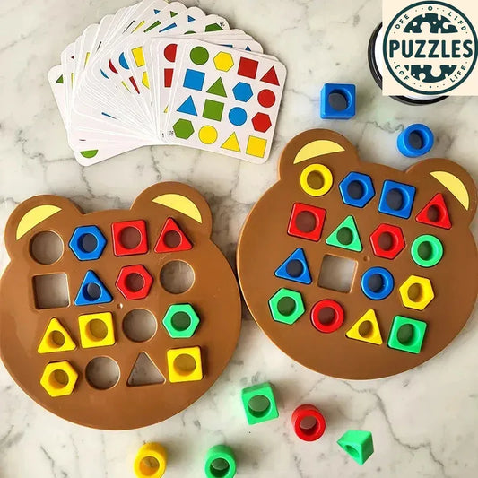 Puzolife Montessori Matching Puzzle Board - Puzolife - Puzzles of Life