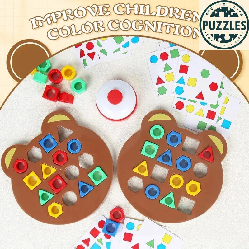 Puzolife Montessori Matching Puzzle Board - Puzolife - Puzzles of Life