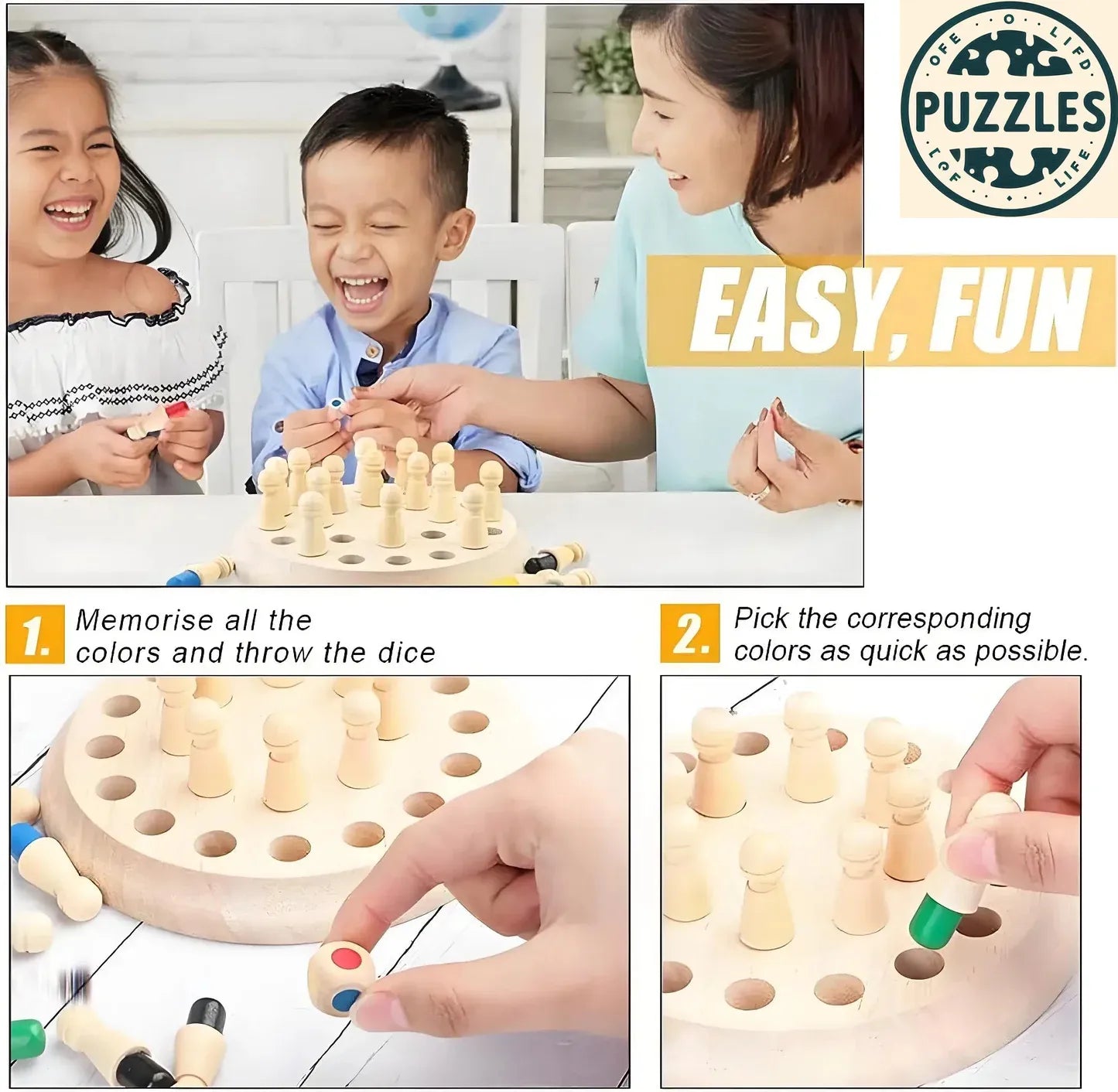 Memory Chess Game - Puzolife - Puzolife - Puzzles of Life
