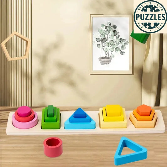 Montessori Sorting & Stacking Toys | Puzolife - Puzolife - Puzzles of Life