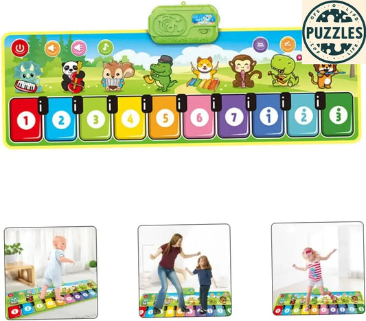 Piano Mat – Large Play Rug with Keyboard Design - Puzzles