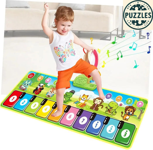 Piano Mat – Large Play Rug with Keyboard Design - Puzzles