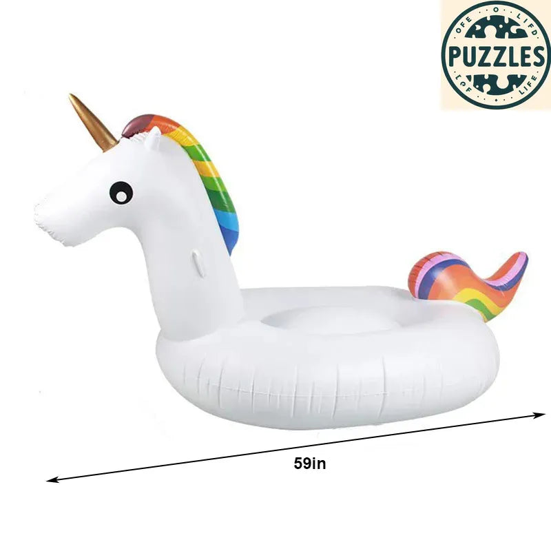 Swim Pool Floating Inflatable Ring - Puzolife - Puzzles of Life