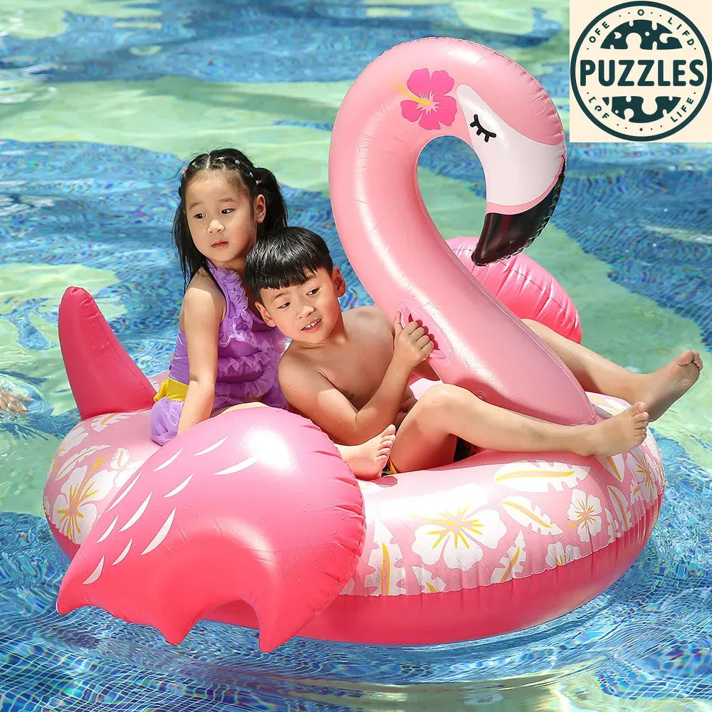 Swim Pool Floating Inflatable Ring - Puzolife - Puzzles of Life