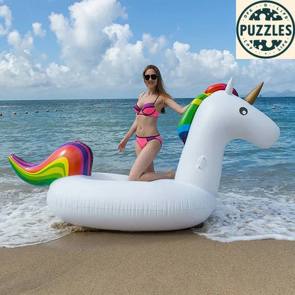 Swim Pool Floating Inflatable Ring - Puzolife - Puzzles of Life