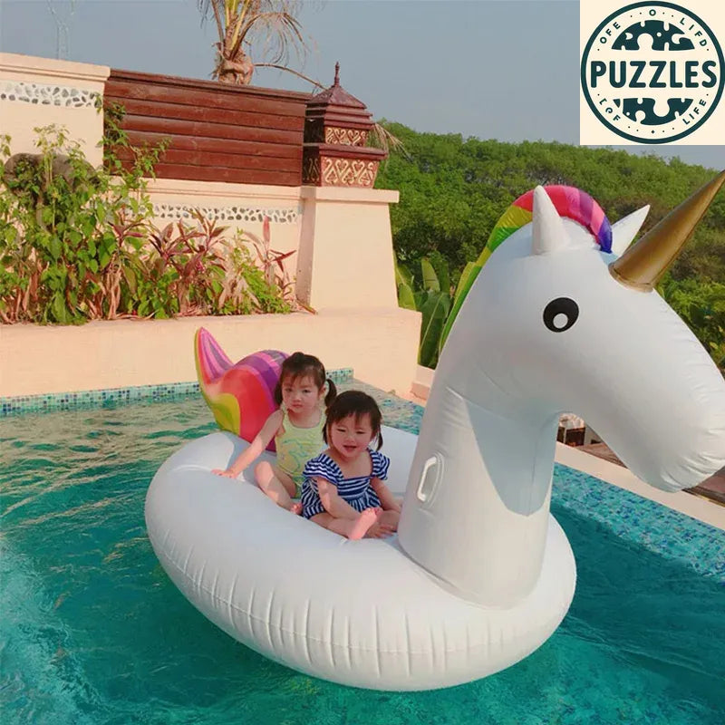 Swim Pool Floating Inflatable Ring - Puzolife - Puzzles of Life